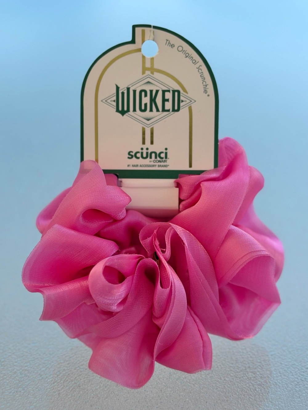 Wicked Glinda Bright Pink Double-Layered Jumbo Scrunchie by Scunci